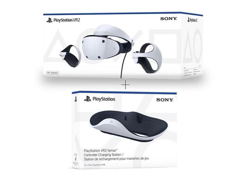 Combo PlayStation VR2 Sony PSVR 2 PS5 + Base de Carregamento do